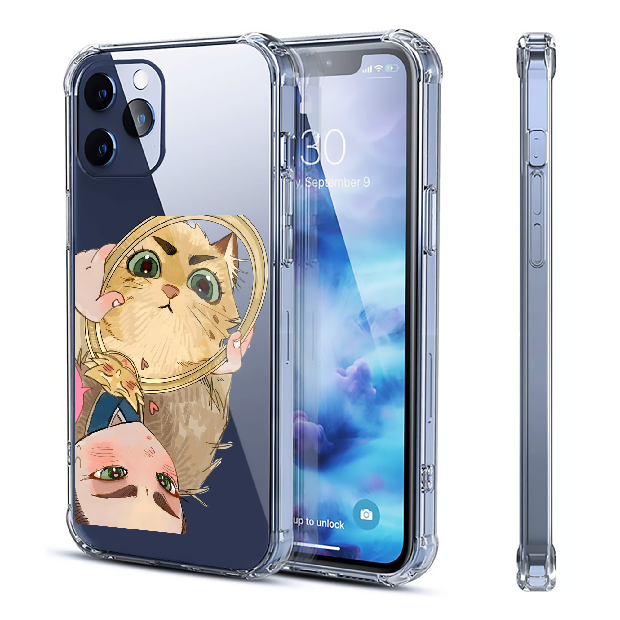 （画像用） Ne Zha 2 ナタ 魔童の大暴れ 【iPhone 12シリーズ対応】透明スマホケース（クリアソフトケース）
